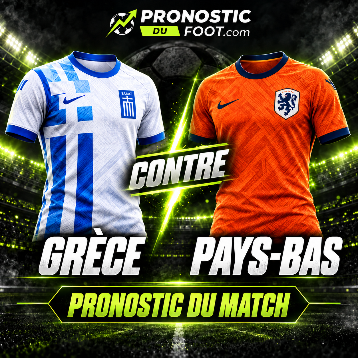 Grèce vs Pays-Bas – pronostic et analyse du match