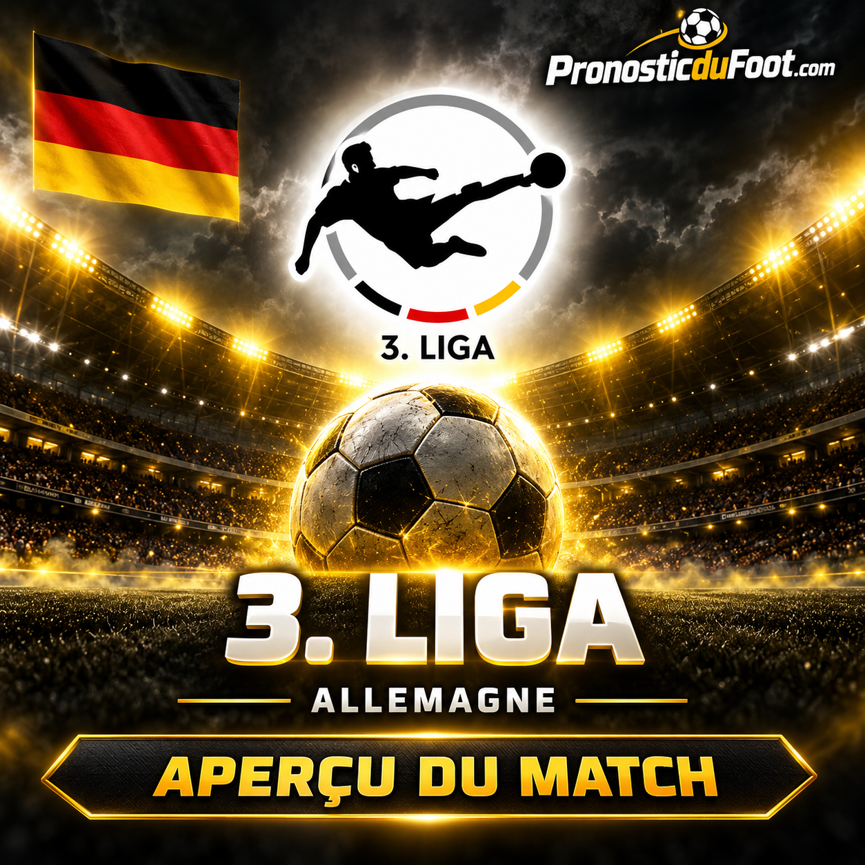 3. Liga allemande – aperçu et pronostics des matchs