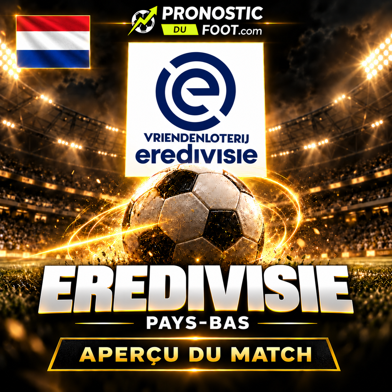 Eredivisie néerlandaise – aperçu et pronostics des matchs